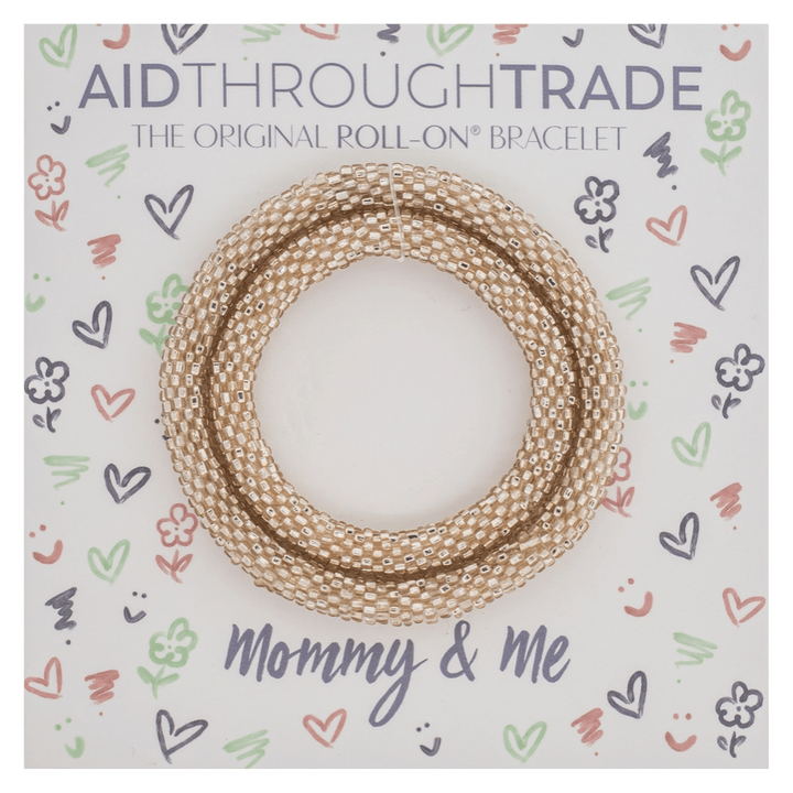 Aid through Trade - Mommy &amp; Me Bracelets -Set of 2 Accessory Aid Through Trade Bubbly  