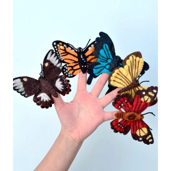 Tara Treasures Butterflies Finger Puppet Set Finger Puppet Tara Treasures