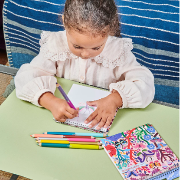 eeBoo Butterfly 6 Jumbo Double-Sided Pencils Pencils eeBoo   