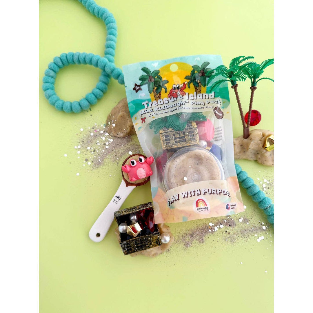 Earth Grown KidDough Treasure Island Mini Play Pack Clay/Dough EGKD