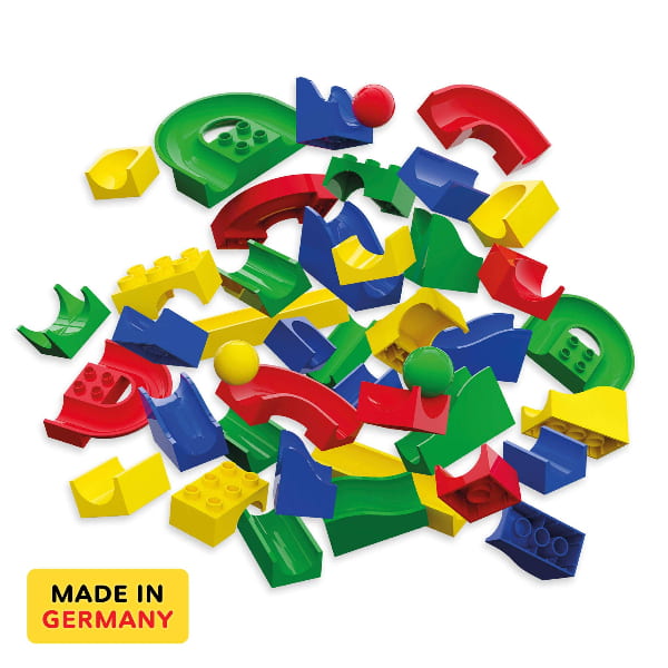 Hubelino 55-Piece Run Elements Set Marble Run Haba