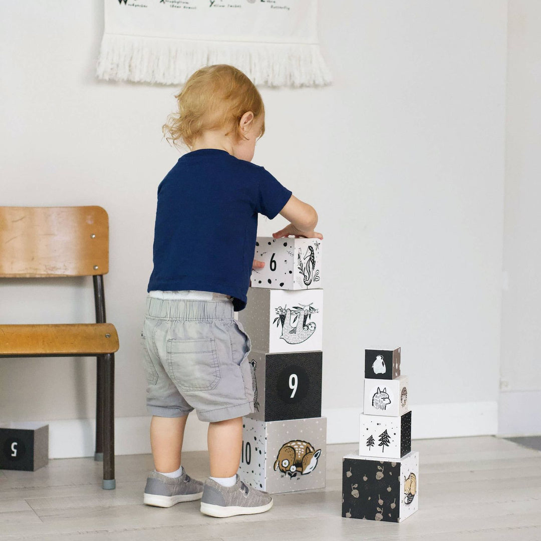 Wee Gallery Nesting Blocks - Baby Animals Blocks Wee Gallery