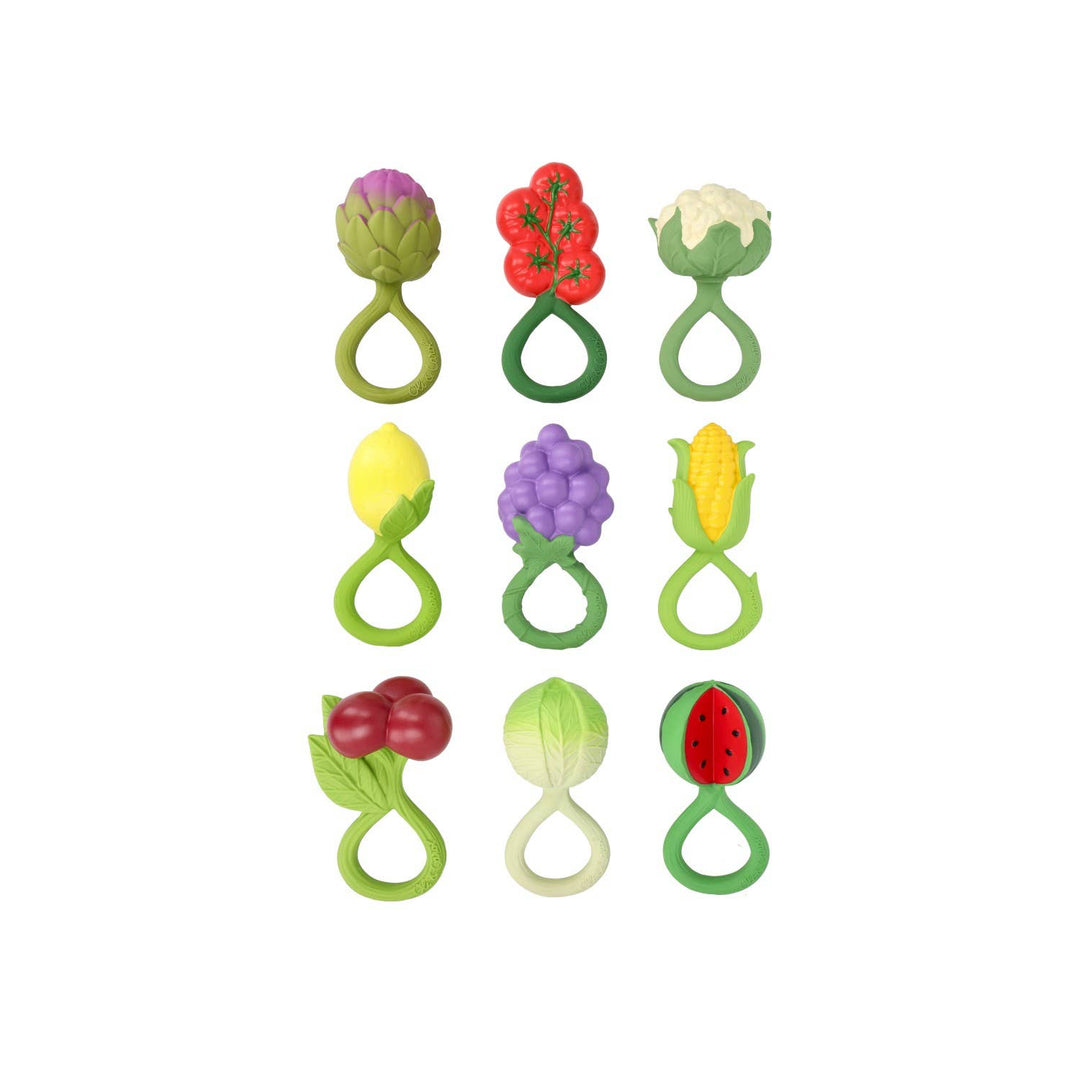 Oli &amp; Carol Grape Rattle Toy baby rattle Oli &amp; Carol