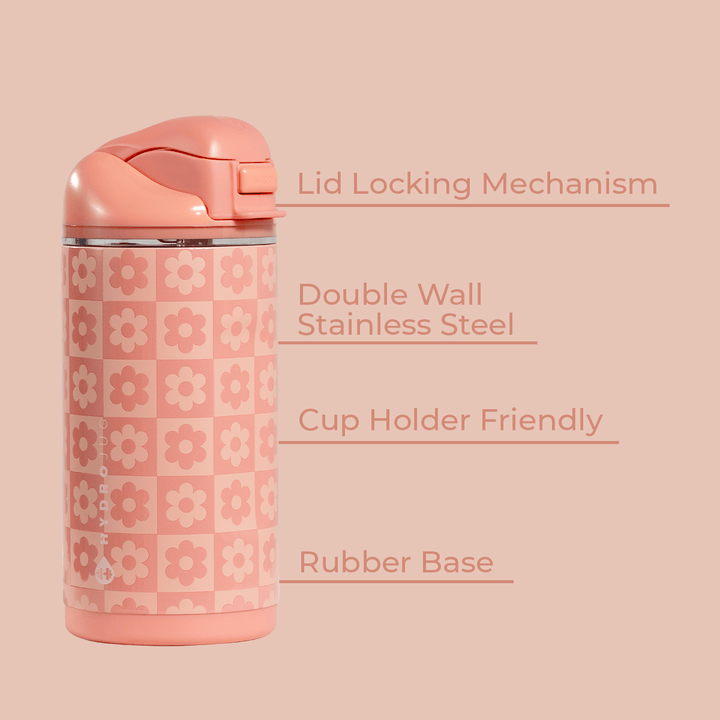 HydroJug Daisy Checkers 14 oz Ease2o Water Bottles HydroJug