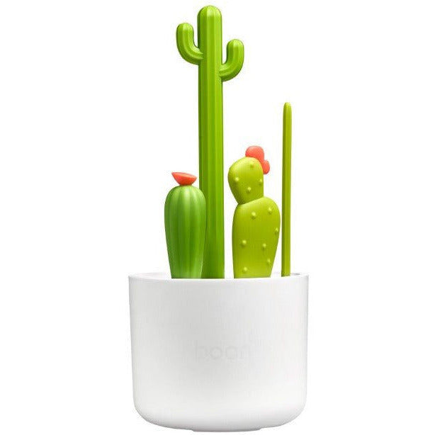 Boon - CACTI Bottle Cleaning Brush Set Sippies and Bottles Boon White