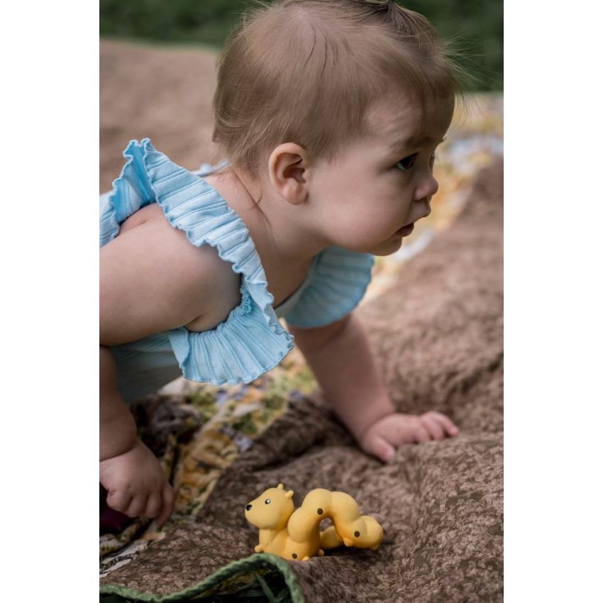 Tikiri Caterpillar Teether, Rattle &amp; Bath Toy Pacifiers and Teething Tikiri
