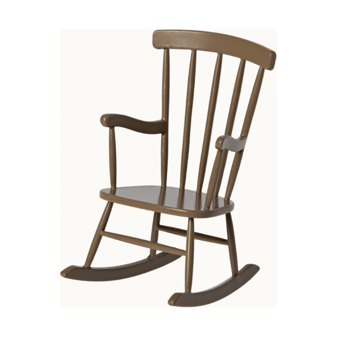 Maileg Rocking Chair. Mouse- Light Brown Mouse House furniture Maileg