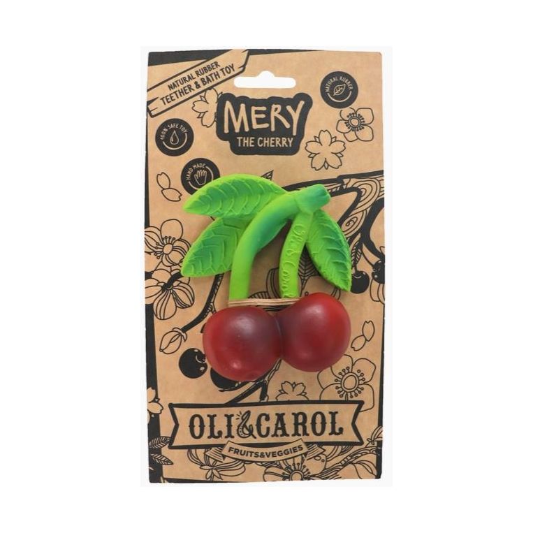Oli &amp; Carol Mery the Cherry Teether Pacifiers and Teething Oli &amp; Carol   