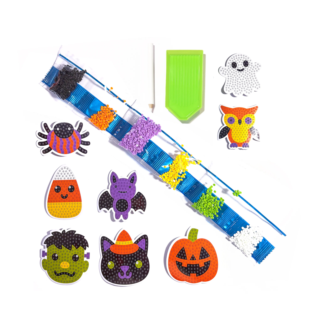 Ooly Mini Razzle Dazzle DIY Gem Sticker Kit - Spooky Fun Art Kit Ooly