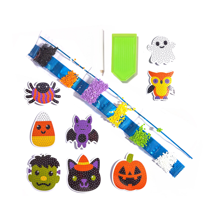 Ooly Mini Razzle Dazzle DIY Gem Sticker Kit - Spooky Fun Art Kit Ooly