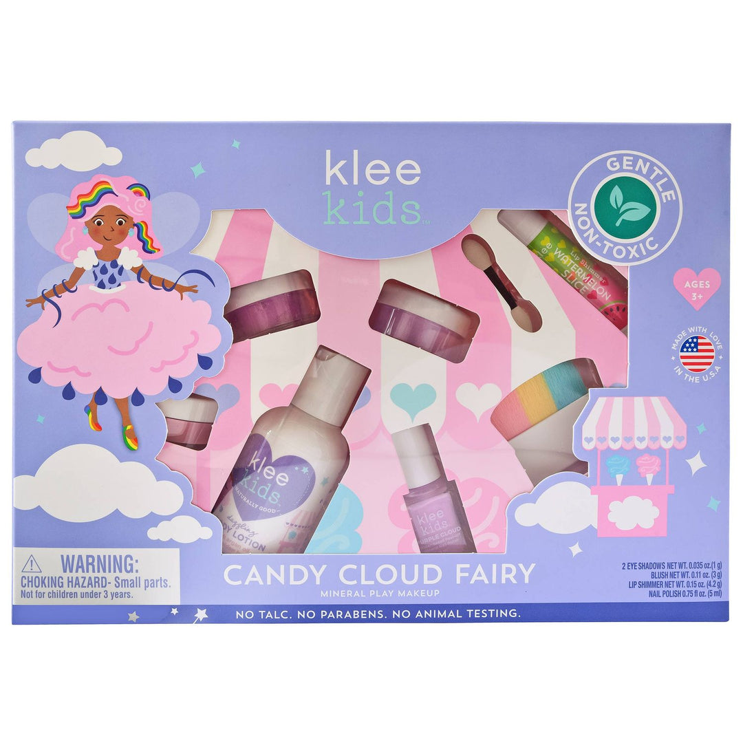 Klee Naturals - Candy Cloud Fairy - Klee Kids Deluxe Play Makeup Kit Natural Toiletries Klee Naturals Candy Cloud Fairy