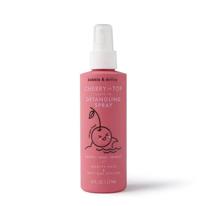 Dabble & Dollop Cherry On Top™️ Hair Detangling & Conditioning Spray Natural Toiletries Dabble & Dollop