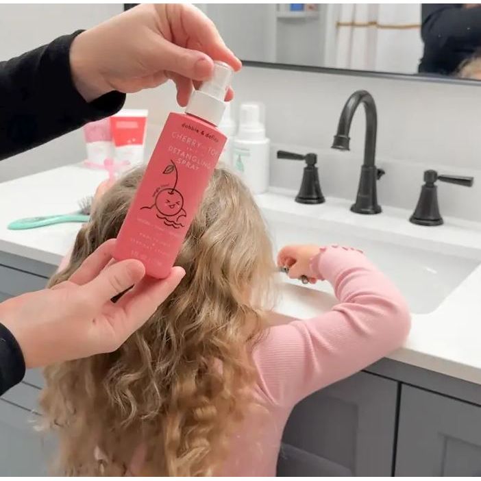 Dabble &amp; Dollop Cherry On Top™️ Hair Detangling &amp; Conditioning Spray Natural Toiletries Dabble &amp; Dollop