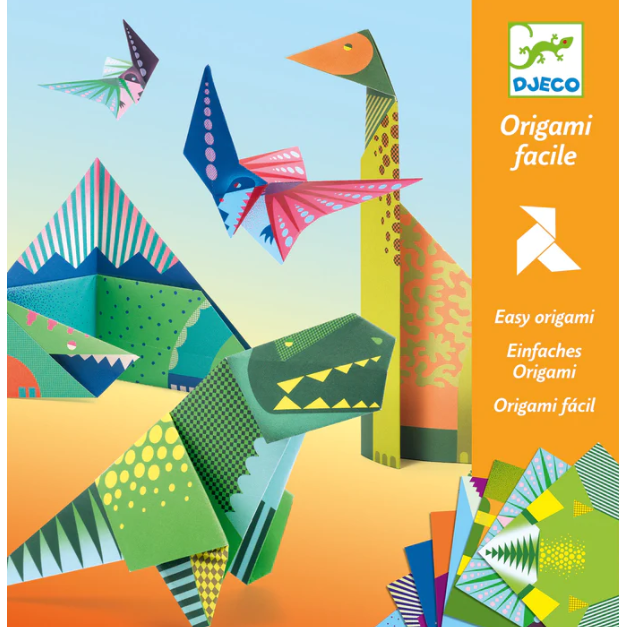 Djeco Dinosaur Origami Paper Craft Kit Art &amp; Craft Djeco