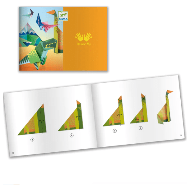 Djeco Dinosaur Origami Paper Craft Kit Art &amp; Craft Djeco