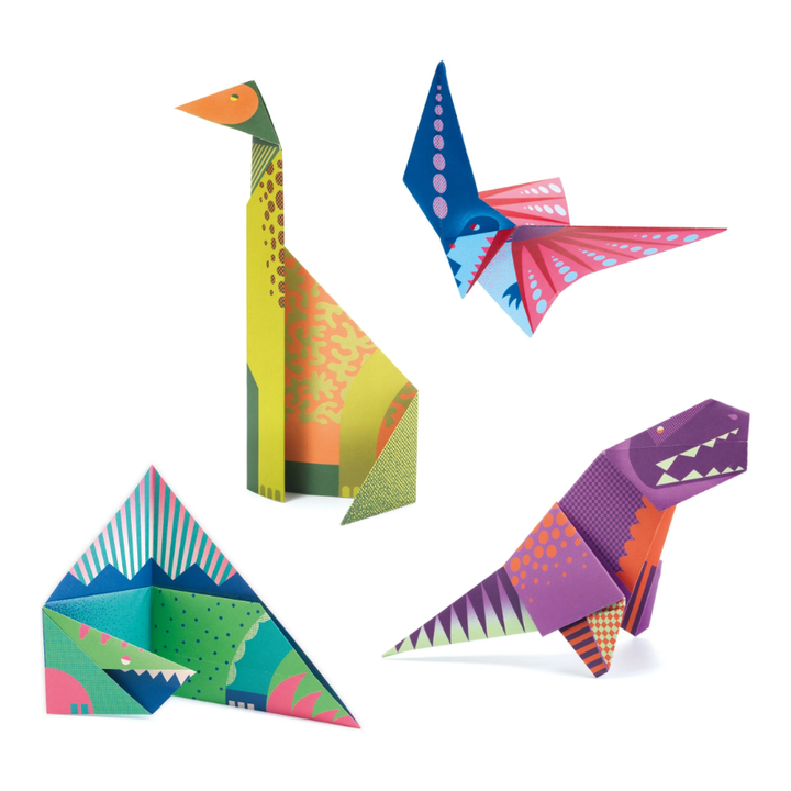 Djeco Dinosaur Origami Paper Craft Kit Art &amp; Craft Djeco