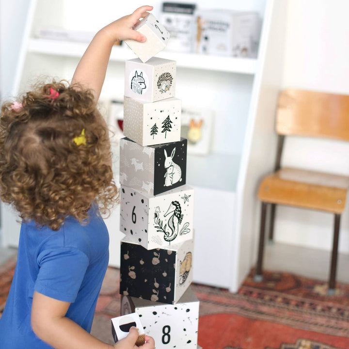 Wee Gallery Nesting Blocks - Baby Animals Blocks Wee Gallery