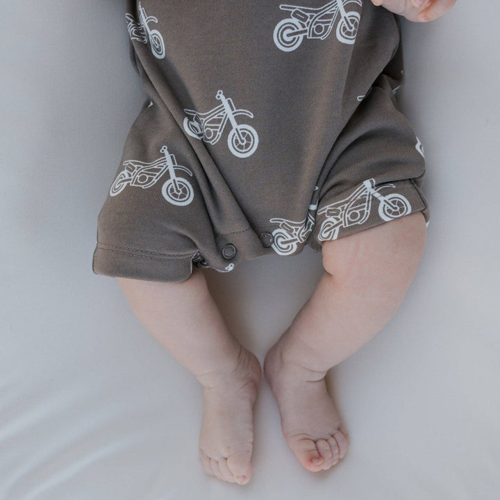 Forever French Terry Romper | Dirt Bike Toddler Clothing Forever French Baby
