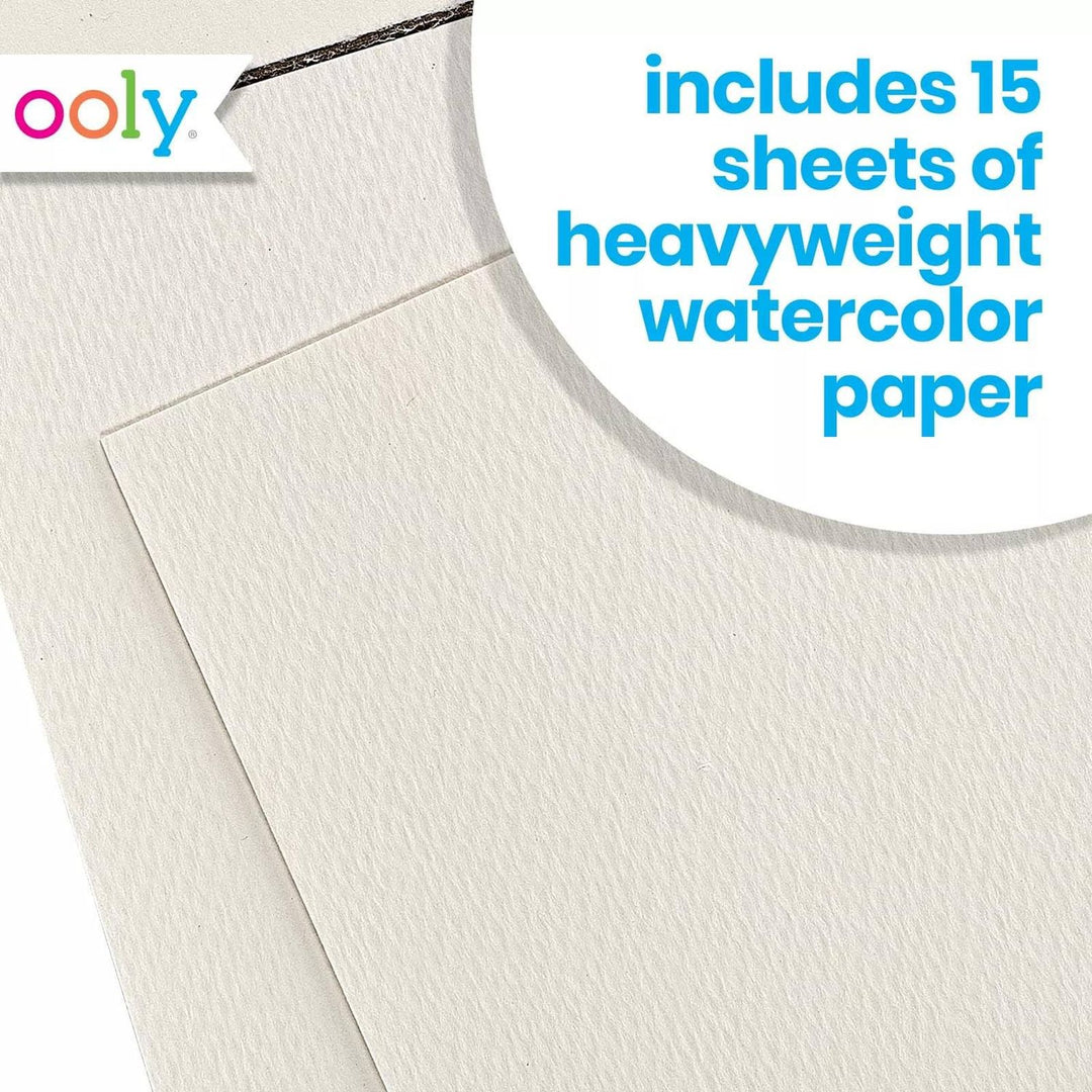 Ooly Chroma Blends: Watercolor Pad (8" x 10"; 20 Sheets) Paint Ooly