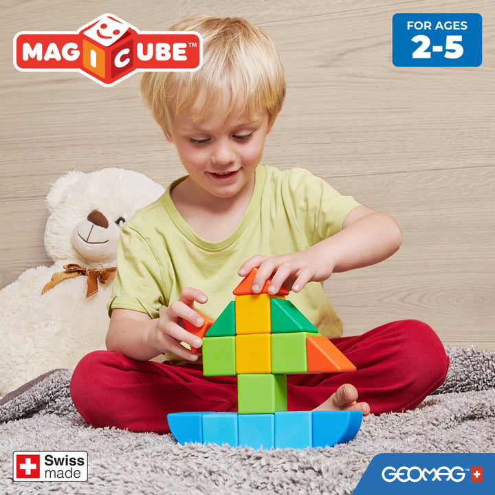 Geomag™ Magicube Safari Stacking – 10 Piece Magnetic Blocks