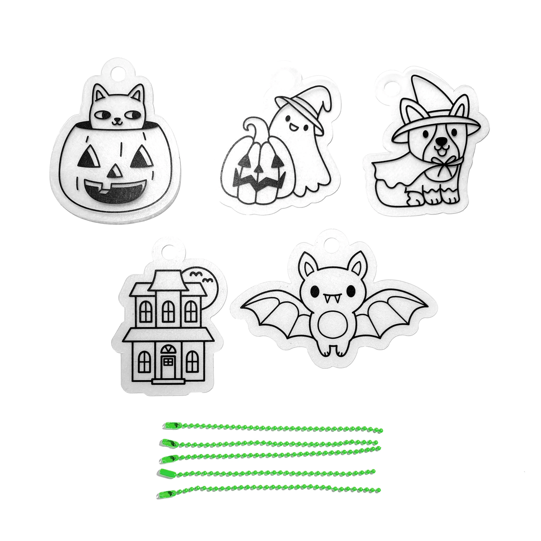 Ooly Mini Shrink-Its! DIY Shrink Art Kit - Boo Crew Art Kit Ooly