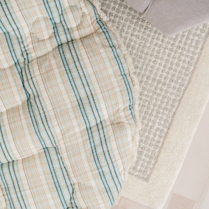 Crane Baby Charlie Farmhouse Quilted Play Mat Baby Toys &amp; Play Mats Crane Baby