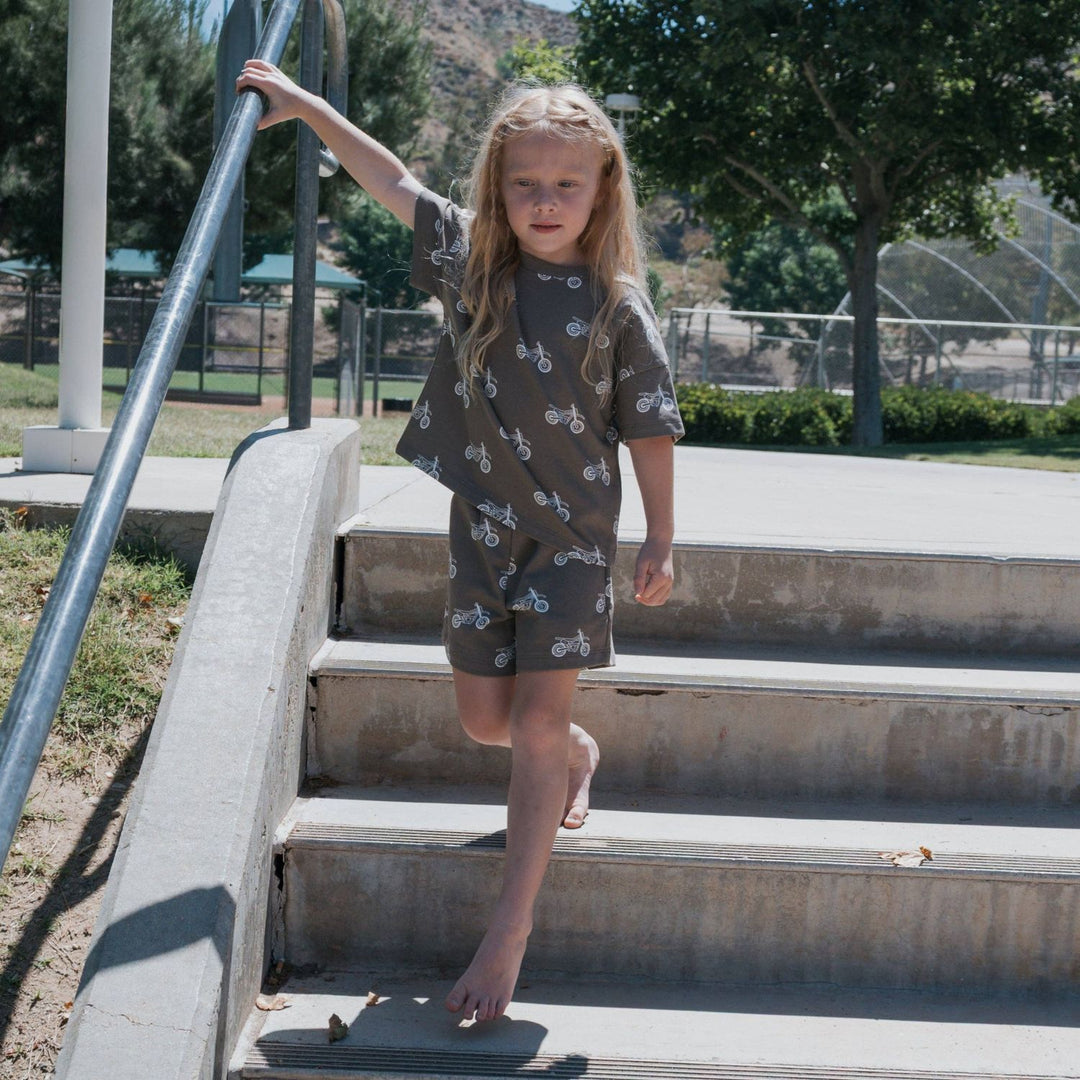 Forever French Terry Short Set | Dirt Bike childrens clothing Forever French Baby