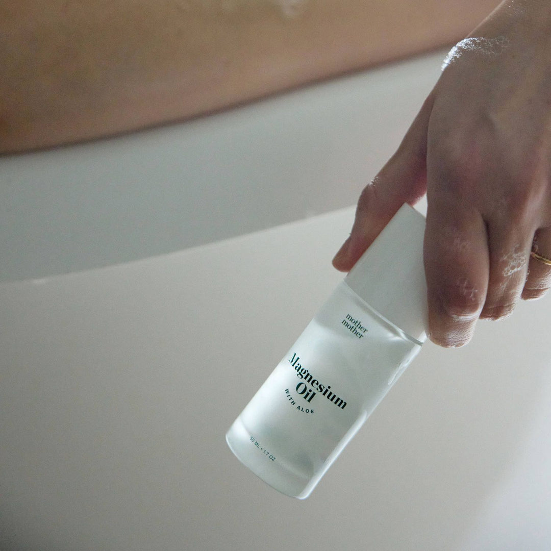 Mother Mother Magnesium Oil + Aloe, Rose Quartz Roller Natural Toiletries Mother Mother