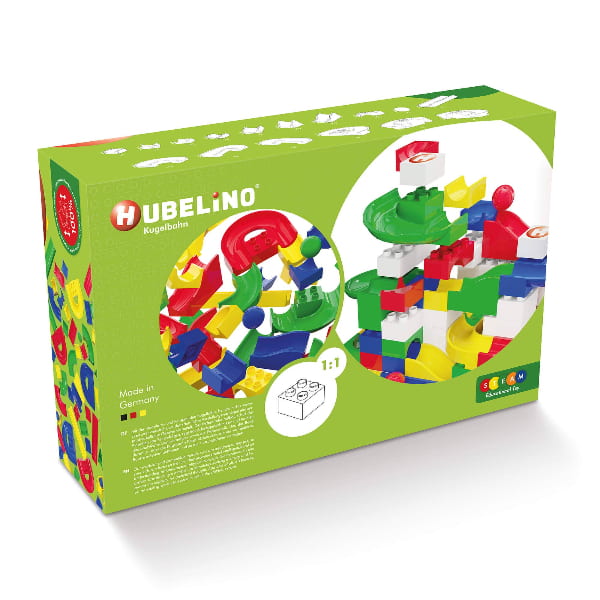 Hubelino 128-Piece Run Elements Set Marble Run Haba