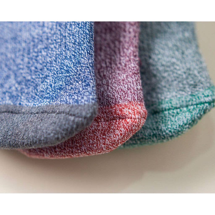 Squid Socks-Chris - Non-Slip Baby Socks Blue, Purple, Navy Color Block Socks Squid Socks