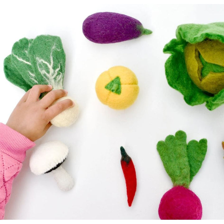 Tara Treasures Felt Food Groups Play Food - Vegetables Felt Toy Tara Treasures