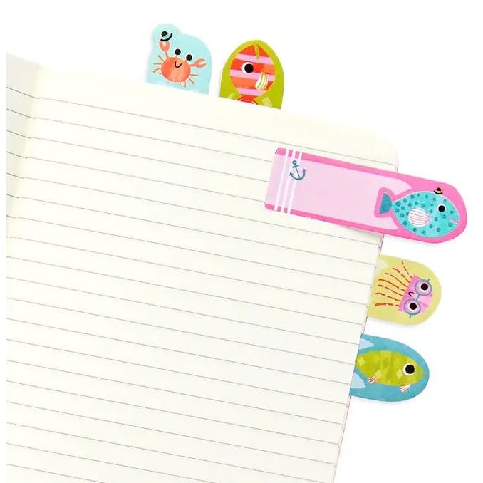 Ooly Note Pads Sticky Tabs- Friendly Fish Sticky Notes Ooly