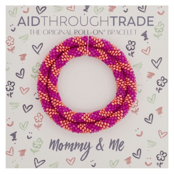 Aid through Trade - Mommy &amp; Me Bracelets -Set of 2 Accessory Aid Through Trade Fruit Punch  