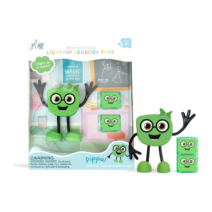 Glo Pals Characters - Green Pippa Bath Time Glo Pals