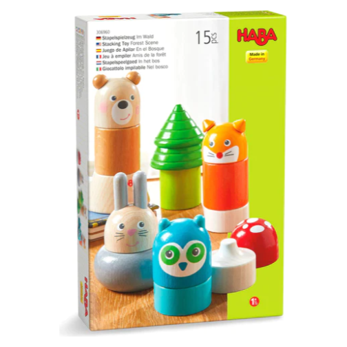 Haba Forest Animals Wooden Stacking Toy Puzzles &amp; Mazes Haba   