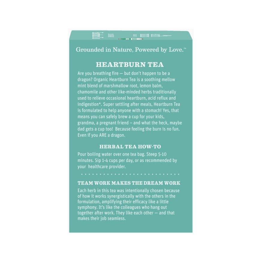Earth Mama Organics Heartburn Tea Supplements &amp; Remedies Earth Mama Organics   