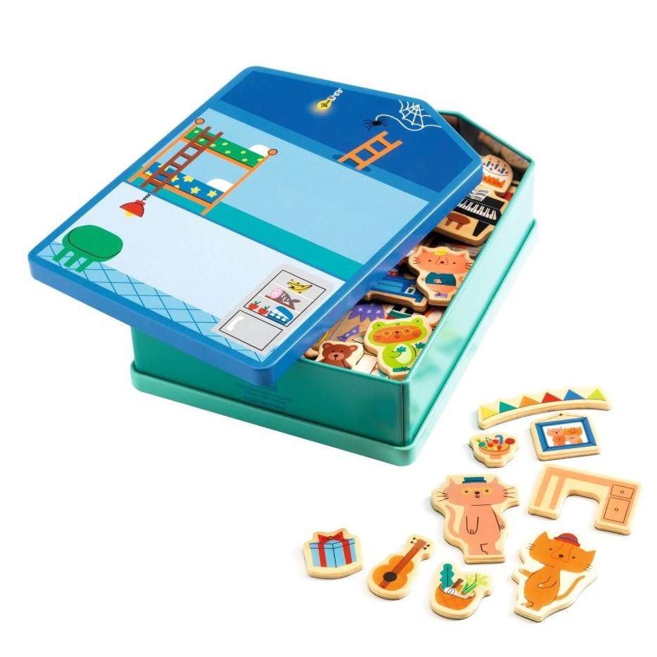 Djeco InZeHouse Wooden Magnets Magnet Toys Djeco