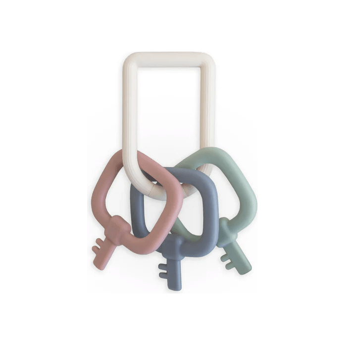 Mushie Key Toy Pacifiers and Teething Mushie   