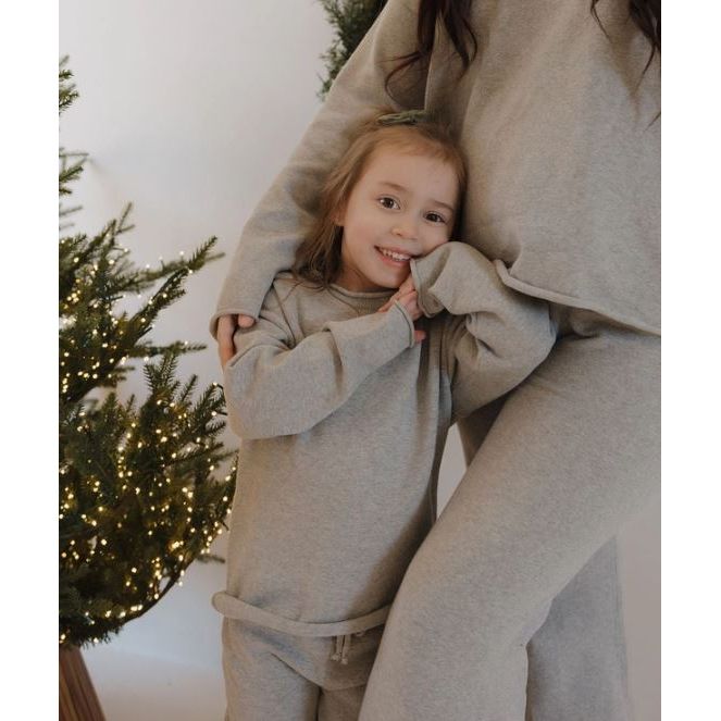 Forever French Knit Pant Set - Grey Knit Set Forever French Baby