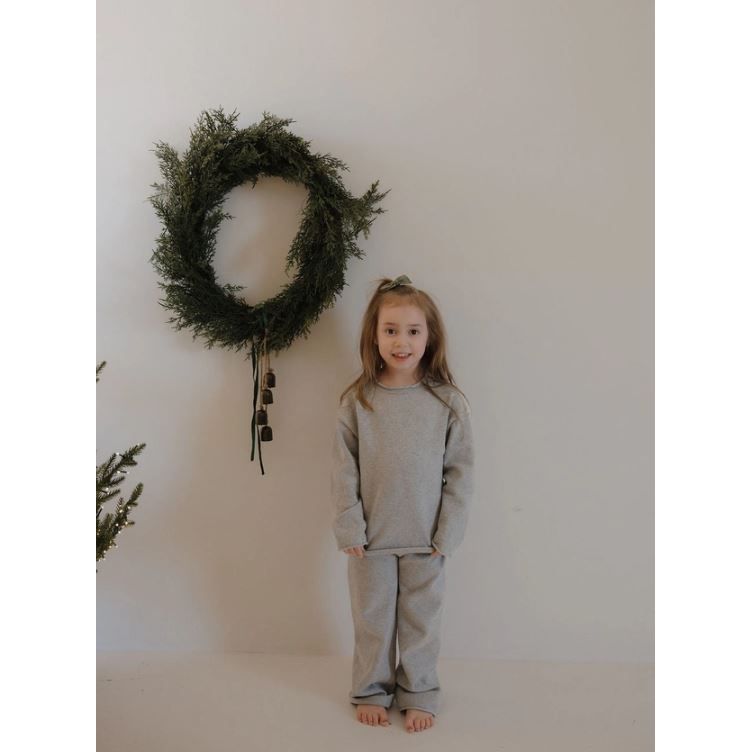 Forever French Knit Pant Set - Grey Knit Set Forever French Baby