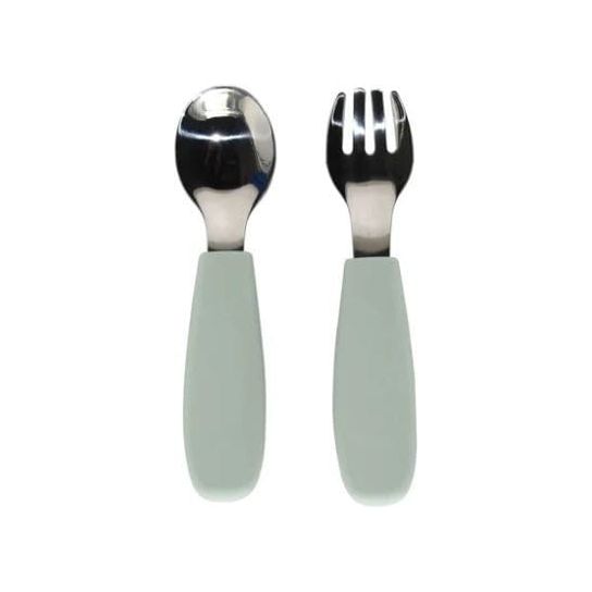 Noüka Toddler Cutlery Set Utensils Noüka Leaf