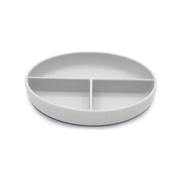 Noüka Divided Suction Plate Mealtime Noüka Light Storm  