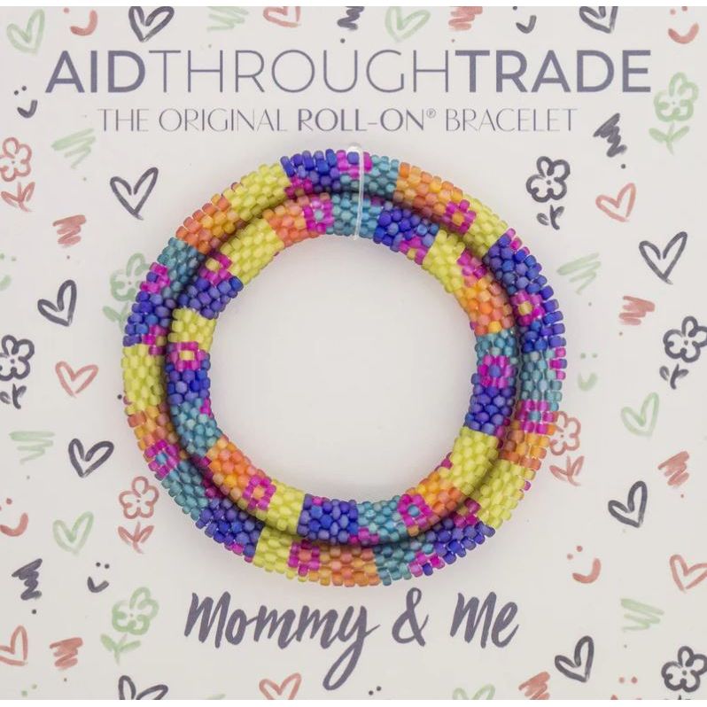 Aid through Trade - Mommy &amp; Me Bracelets -Set of 2 Accessory Aid Through Trade Finger Paint  
