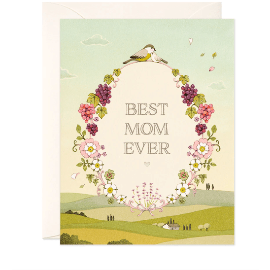Best Mom Ever Mother's Day Greeting Card Greeting cards JooJoo Paper Best Mom Ever Mother's Day Greeting Card