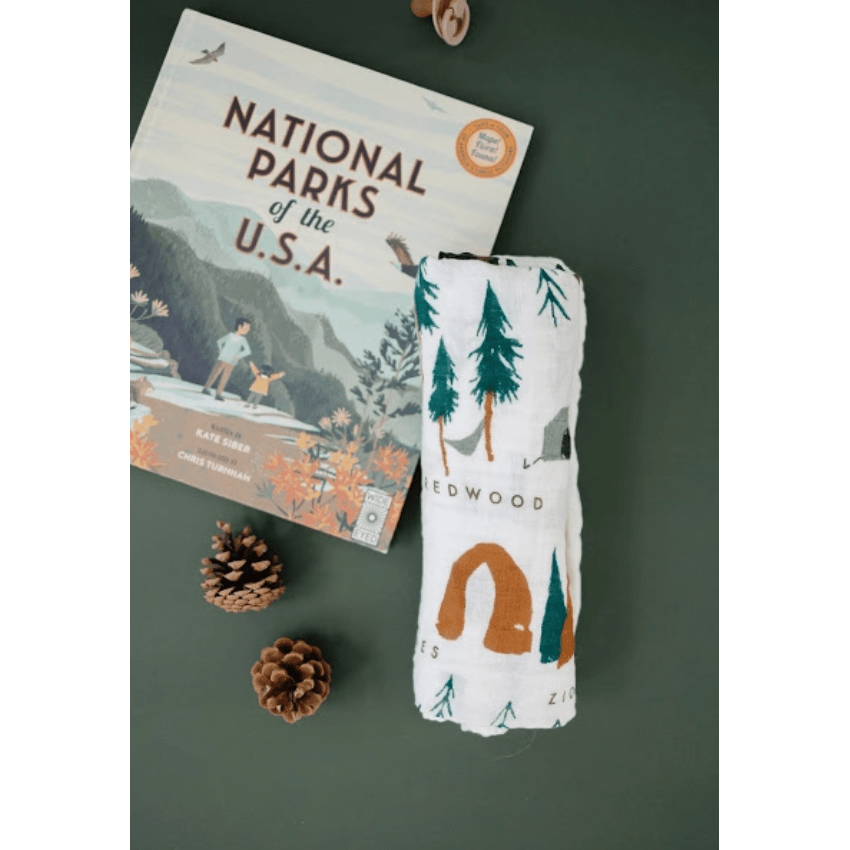 Clementine Kids National Parks Swaddle Swaddles &amp; Blankets Clementine Kids   