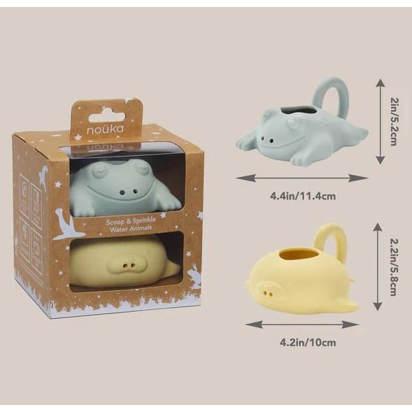Noüka Scoop &amp; Sprinkle Water Animals - Splash Bath Time Noüka