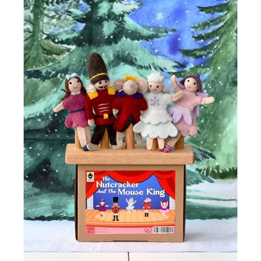 Tara Treasures Nutcracker and the Mouse King Finger Puppet Set Finger Puppet Tara Treasures
