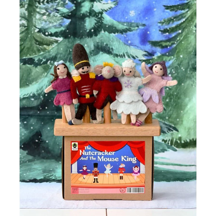 Tara Treasures Nutcracker and the Mouse King Finger Puppet Set Finger Puppet Tara Treasures
