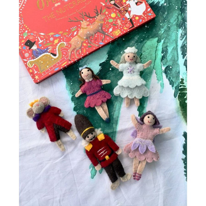 Tara Treasures Nutcracker and the Mouse King Finger Puppet Set Finger Puppet Tara Treasures