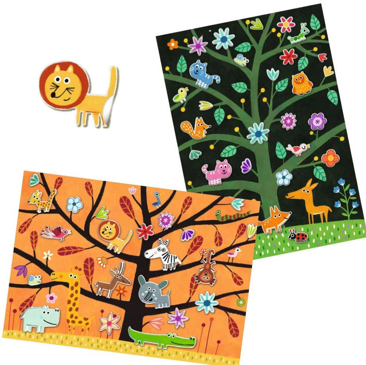 Djeco Off-Ground Tag Repositionable Stickers
